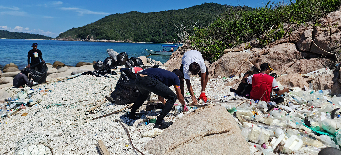 EMPLOYEES AT THE TAARAS BEACH & SPA RESORT EMBARK ON BEACH CLEAN-UPS ON REDANG ISLAND