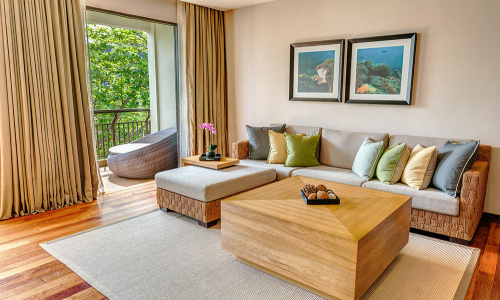 Cliff Bay Suite Living Room Window View Cliff Bay Suite Living Room Window View