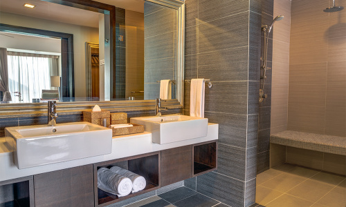 Cliff Premier Suite Living Bathroom Shower Area Cliff Premier Suite Living Bathroom Shower Area