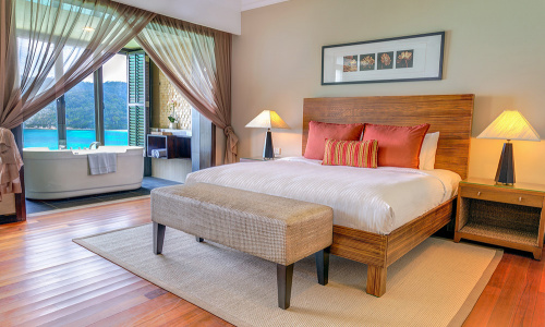 Cliff Premier Suite Living Bedroom Window View Cliff Premier Suite Living Bedroom Window View