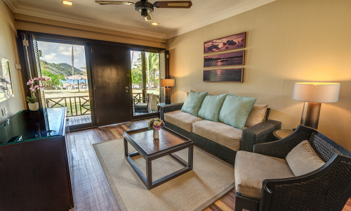 Ocean Front Suite Living Room Window View Ocean Front Suite Living Room Window View